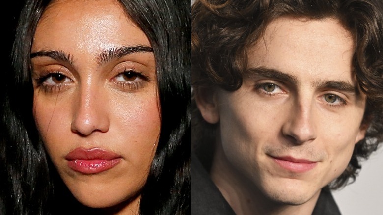 Lourdes Leon and Timothée Chalamet