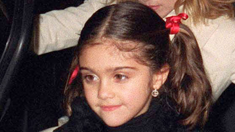 Lourdes Leon as a little girl