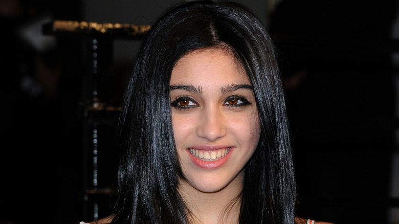 Lourdes Leon as a young woman