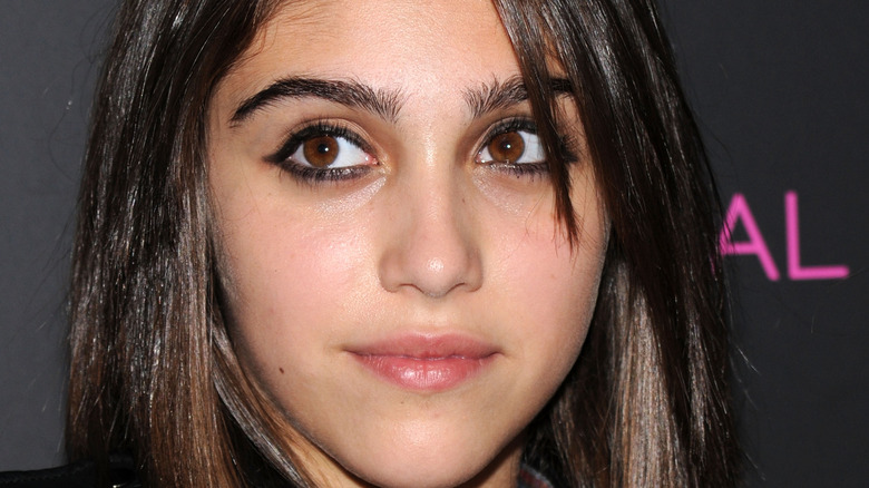 Lourdes Leon as a young woman