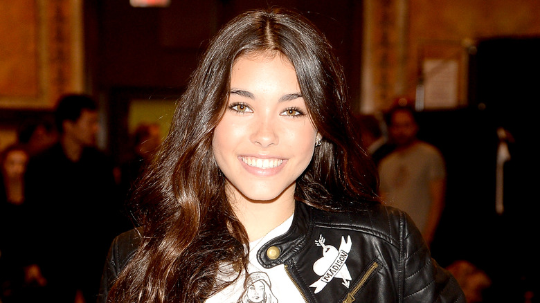 Madison Beer posing at an event