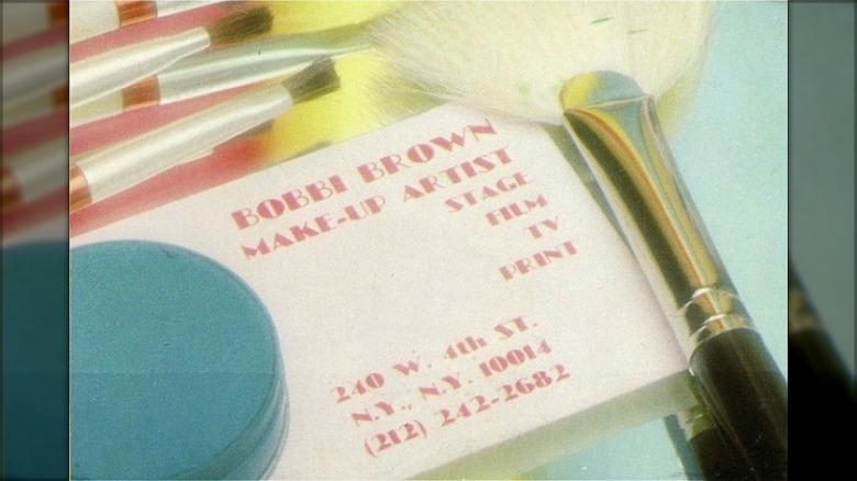 Bobbi Brown's first business card