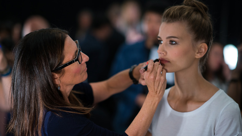 Bobbi Brown at Jenny Packham fashion show