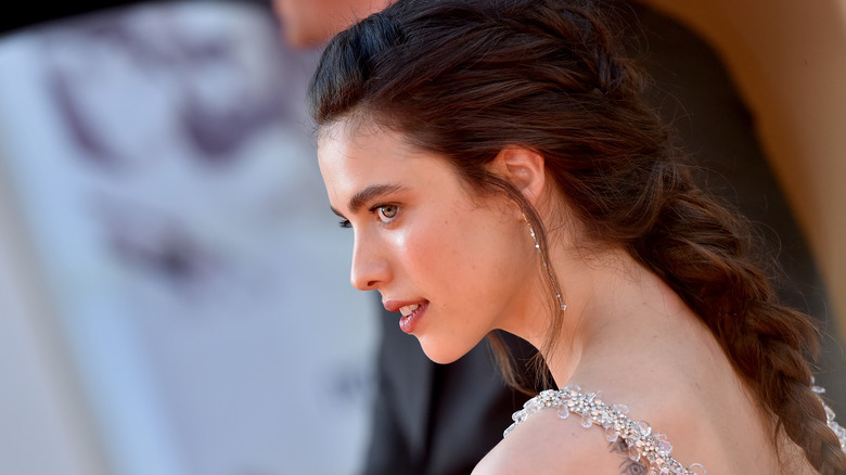 Margaret Qualley attending a Once Upon a Time in Hollywood premiere