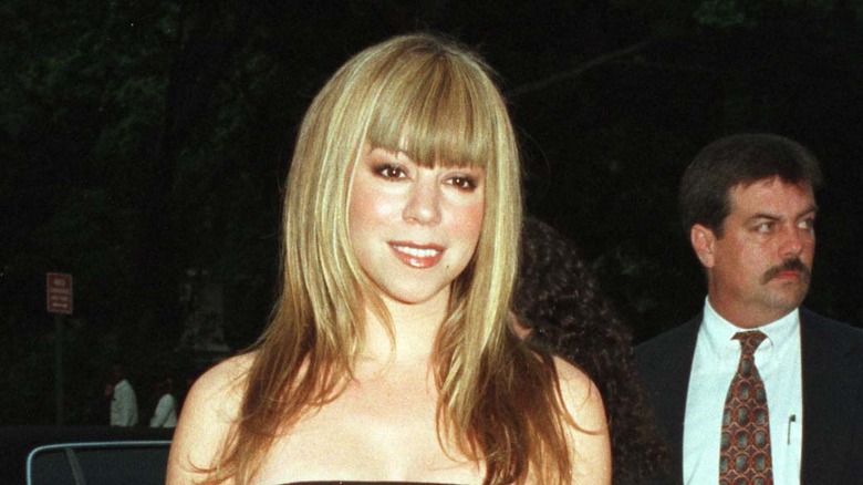 Mariah Carey with bangs