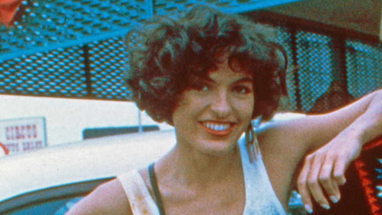 Mariska Hargitay with short, curly hair