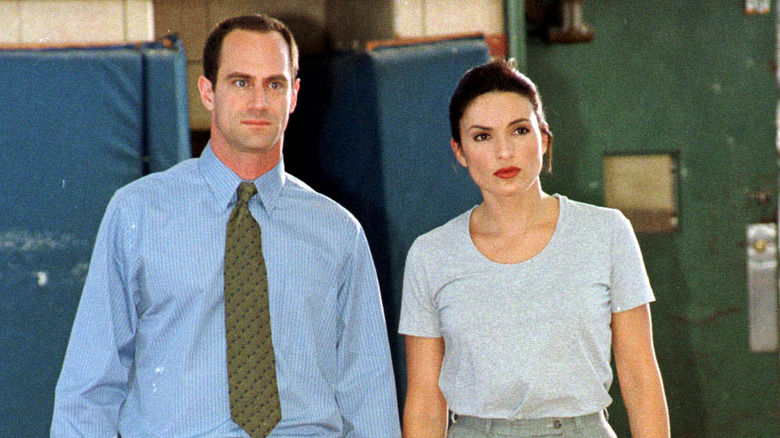 Mariska Hargitay with Christopher Meloni