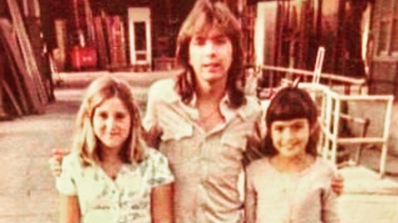 Young Mariska Hargitay with David Cassidy