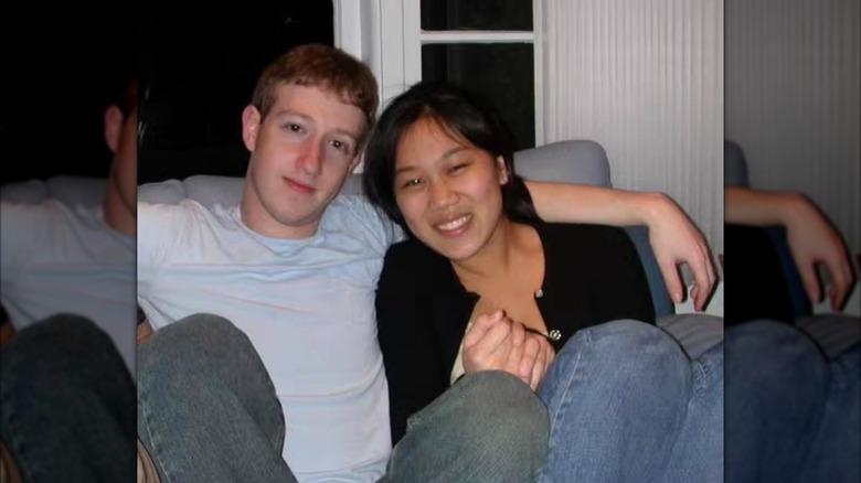 Mark Zuckerberg and Priscilla Chan smiling