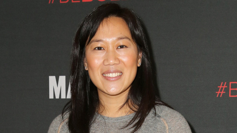 Priscilla Chan smiling at the Makers conference in 2017