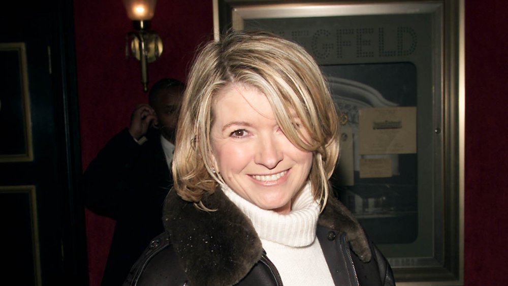 Martha Stewart at a theater in 2001