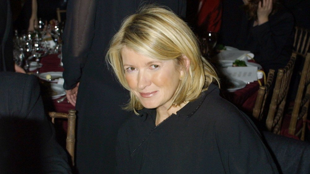 Martha Stewart at an awards show in 2001