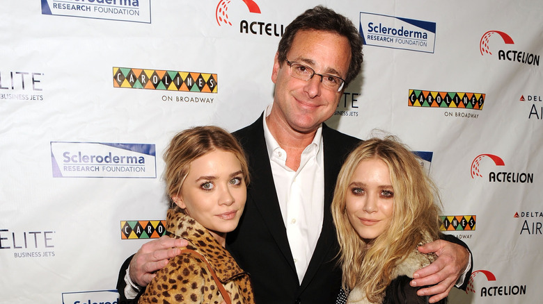 Olsen twins with Bob Saget