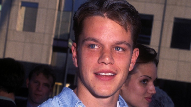 Matt Damon smiling