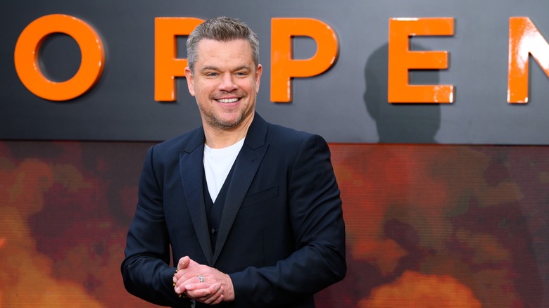 Matt Damon at the Oppenheimer premiere