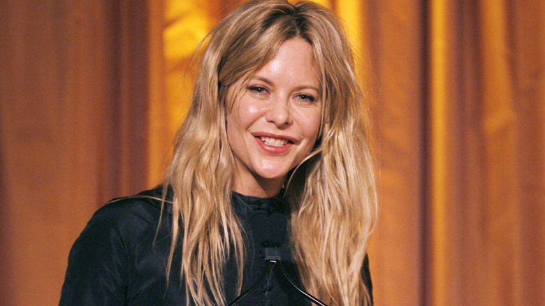 Meg Ryan speaking at event