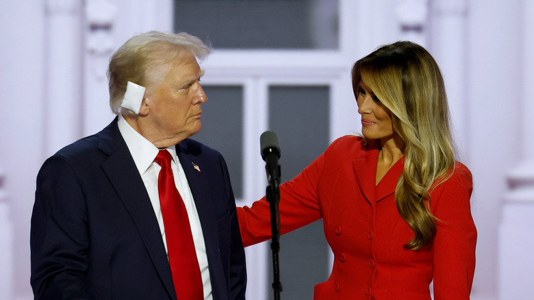 Melania Trump and Donald Trump