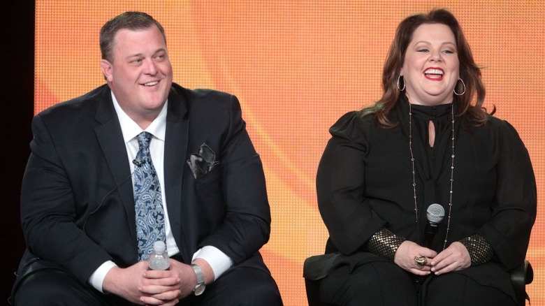 Billy Gardell and Melissa McCarthy