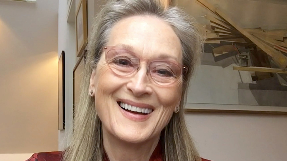 Meryl Streep at home in 2020