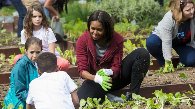 Michelle Obama garden