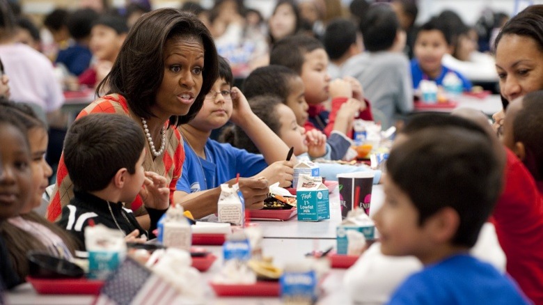 Michelle Obama school lunch