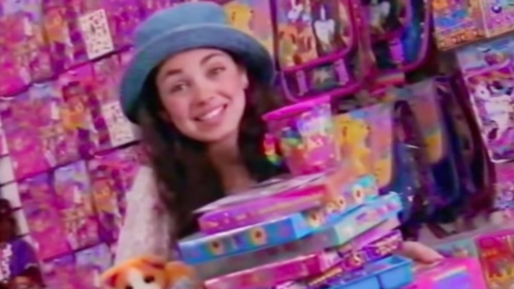 Kunis in a Lisa Frank ad