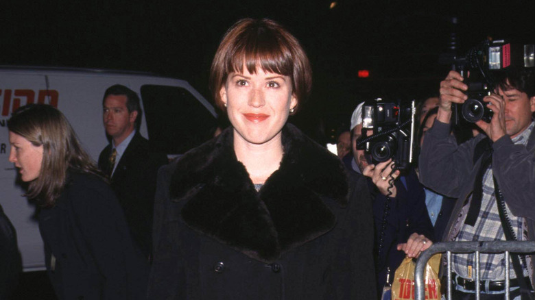 Molly Ringwald on red carpet 1998