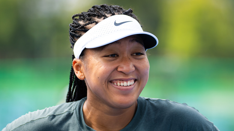 Naomi Osaka smiling