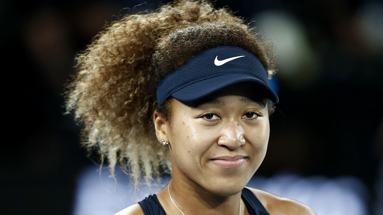 Naomi Osaka smiling in 2021