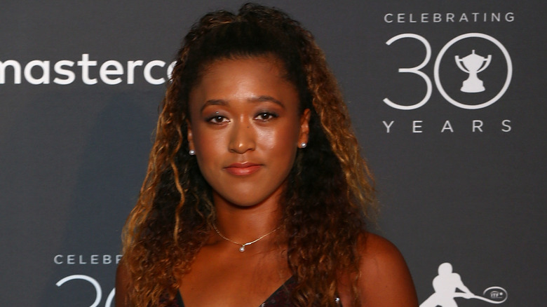 Naomi Osaka on the red carpet in 2017