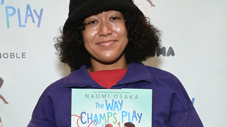 Naomi Osaka at book signing