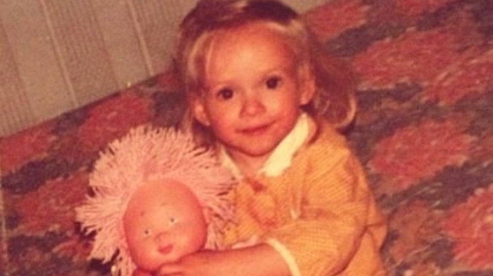 Nastia Liukin smiling as a baby