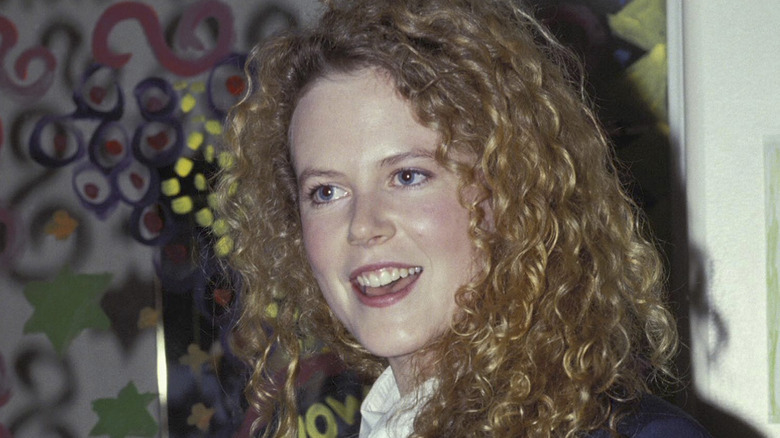 Nicole Kidman with curly hair