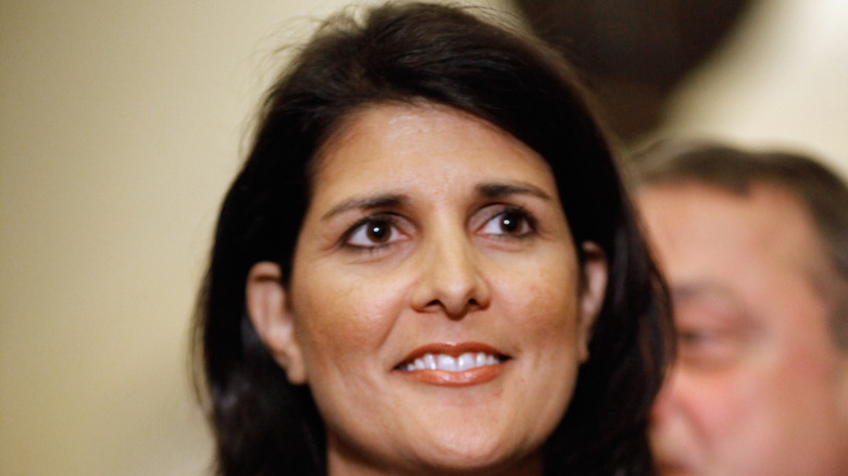 Nikki Haley smiling