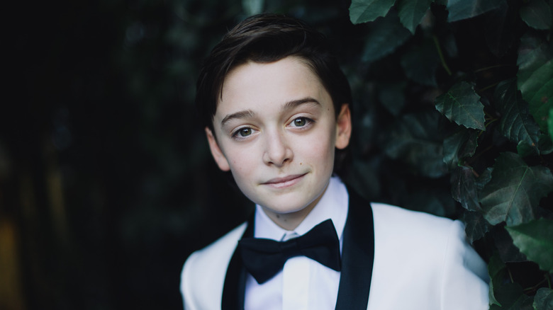 Noah Schnapp in a tux