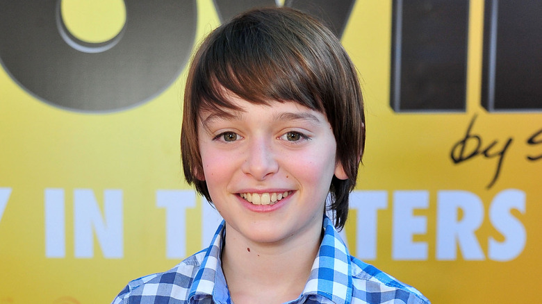 Noah Schnapp at a premiere