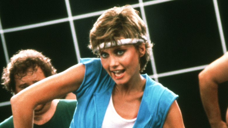 Olivia Newton-John filming music video