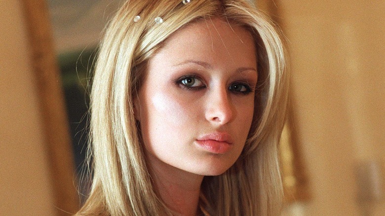 Paris Hilton in 1999, close-up