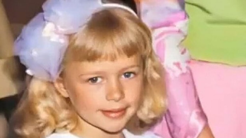 Paris Hilton as a young girl