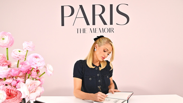 Paris Hilton at her book launch