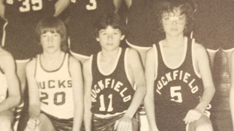 Patrick Dempsey sports yearbook photo