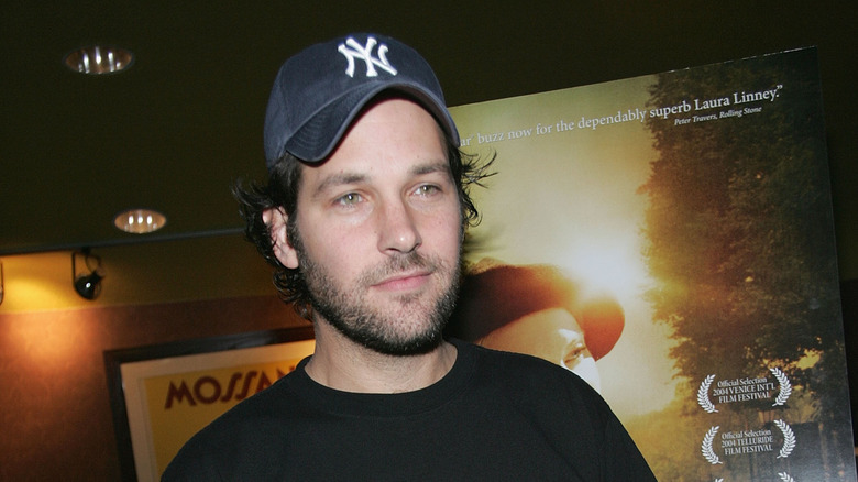 Paul Rudd wearing a cap