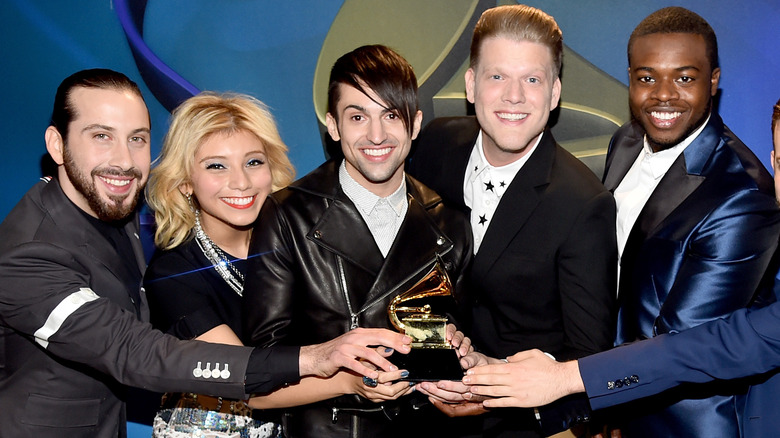 Pentatonix accepting their first Grammy win 