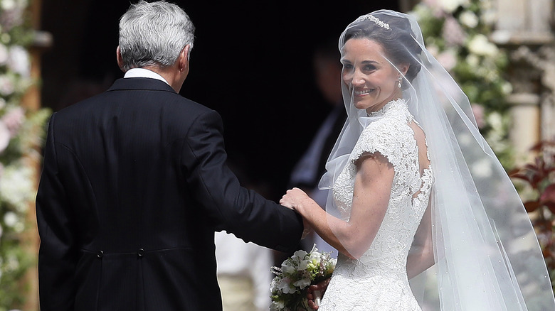 Pippa Middleton at her wedding