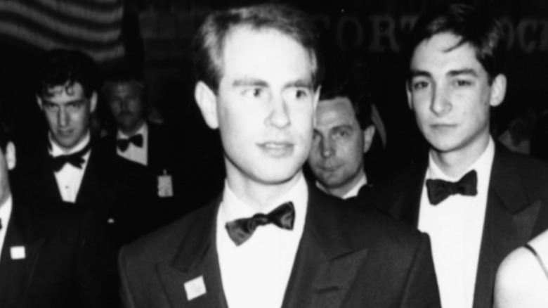 Prince Edward in a tuxedo 