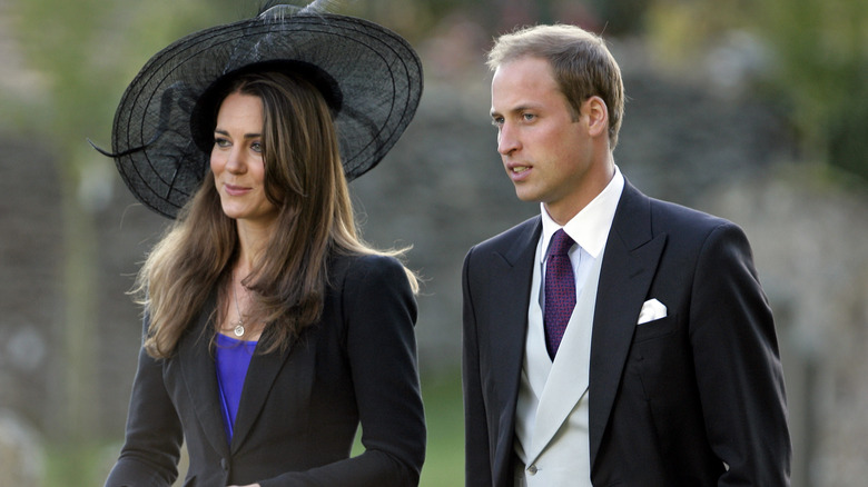 Princess Catherine and Prince William young