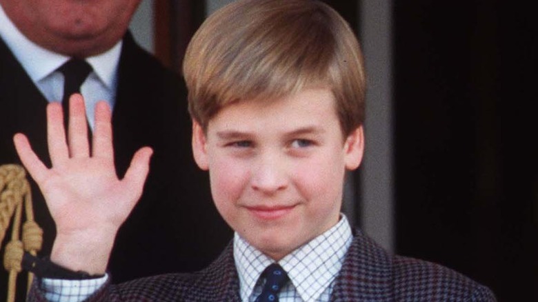 Prince William as a child