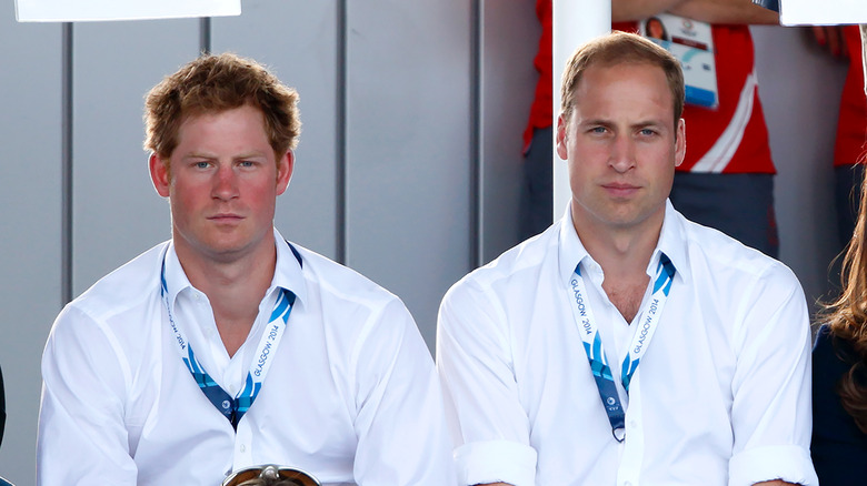 Prince William with Prince Harry