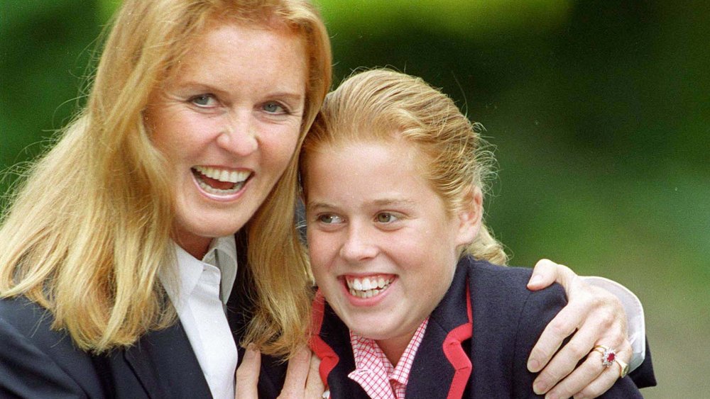 Princess Beatrice with mom Sarah Ferguson