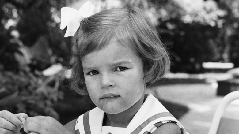 Princess Stephanie as a child